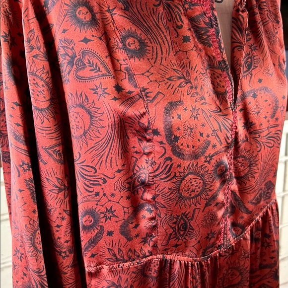 Johnny Was Asteria 100% Silk Midi Dress S - Picture 10 of 12